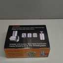 FavorKit Large Stainless Steel Slicer Shredder Attachment for KitchenAid Mixers, Dishwasher Safe Salad Maker, Cheese Grater Accessories with 3 Blades & 1 Knob Thumb Screw