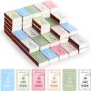 60 Pcs Champagne Tower Blank Matches Containers 2.24 x 1.42 x 0.59 Inches Champagne Glasses Match Boxes DIY Empty Match Holder with Double-Sided Stickers for Wedding Bridal Party Favor(No Matches)