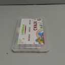 Dustless Chalk for Kids,Non-toxic 12 Colored Sidewalk Chalk With Holder for Kids, Washable Toddlers Chalks for Blackboard Drawing Writing-christmas gifts for grandkids