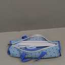 BABESIDE Baby Doll Crib Set for 18 Inch Dolls, Foldable Baby Doll Bed Playpen Toy Crib with Storage Bag for Reborn Baby Doll Accessories, Blue Babydoll Pack and Play