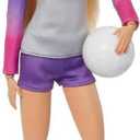 Barbie Doll & Accessories, Made to Move Career Volleyball Player Doll with Uniform and Ball
