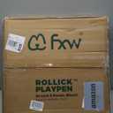 FXW Rollick Dog Playpen for Yard, RV Camping, 24 inch 8 Panels for Puppy and Small DogsPatented