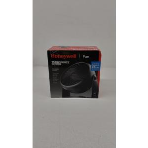 HONEYWELL Turboforce Power Degree Oscillating Tower Fan Light, Bladeless Tower Fan Oscillating USB Desk Fan with Light for Home Bedroom Office (Black)
