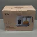 BEAR 2024 Baby Food Maker | One Step Baby Food Processor Steamer Puree Blender | Auto Cooking & Grinding | Baby Food Puree Maker with Self Cleans | Touch Screen Control, White