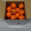 Civaner 40 Pcs Mini Basketball Tiny Rubber Basketballs Small Foam Ball with Drawstring Mesh Bag Crafts Gifts for Kids Adults Party Favors Beach Pool Sports Game(1.18 Inch)