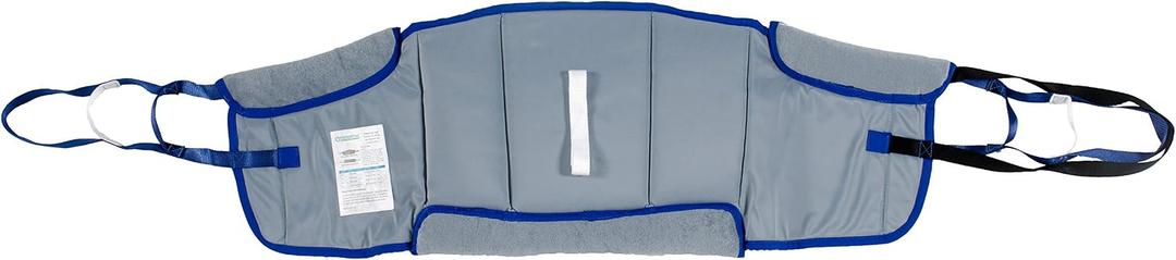 Patient Aid Padded Sit-to-Stand Wide Transfer Sling for 400-600 lbs Patient (PASA4) with Back Support Padding, and Stand Assist Lifting Straps for Moving Patient, Works with Most Lifts