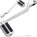 Benlari Heel Toe Shifter Pegs, 304 Stainless Steel Shifter Lever Pegs Fit for Harley Touring Street Glide Road Glide Road King Electra Glide 1988-2024, FL Softail 1986-2017, Trike 2008-2024, Chrome