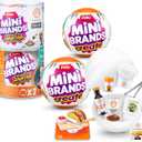 Mini Brands Create MasterChef Series 2 by ZURU (2 Pack) Real Mini Dishes with Ingredients, UV LED Tool & Recipe Card | DIY Toy Capsule Non-Edible Collectible for Kids, Teens, and Adults