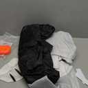 M MH ZONE Inflatable Cat Costume for Adults & Kids - Funny Black & White Blow Up Suit for Halloween Party