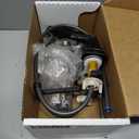 Delta Faucet Ashlyn Centerset Bathroom Faucet, Black Bathroom Sink Faucet, 2 Handle Bathroom Faucet, Diamond Seal Technology, Metal Drain Assembly, Matte Black 2564-BLMPU-DST