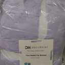 DREAMNINE Oversized Soft Thick Fuzzy Faux Rabbit Fur Throw Blanket Twin Size 60" x 71", Double Sided Comfy Plush Warm Shaggy Fluffy Blankets, Luxury Cozy Cute Furry Blanket for Bed Couch, Lilac Purple