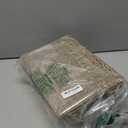 StorageWorks Wicker Storage Basket with Scalloped Edge Lid, Wicker Basket with Built-in Handles, Handwoven Seagrass Box for Dcor, 13" L x 9 " W x 6" H