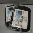 2 x Electronics Charger Organizer - Travel Cable Case for Cords, Chargers, and Tech Accessories (Black)