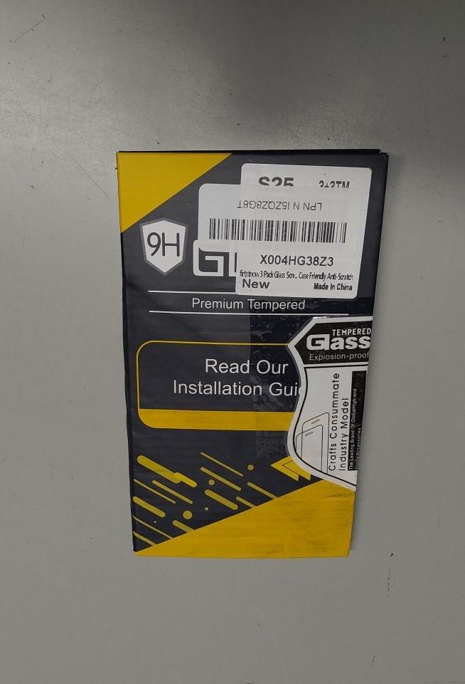 3 Pack Glass Screen Protector for Samsung Galaxy S25 [6.2 inch] + 3 Pack Camera Lens Protector, 9H Tempered Glass, Fingerprint Unlock, HD Clear Case Friendly Anti-Scratch