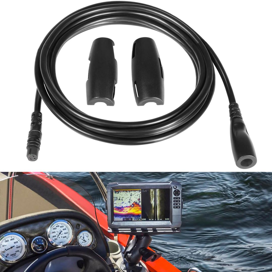 010-11617-10 for Garmin Transducer Extension Cable 10ft for Garmin Echo Series, 4-Pin Extension Cable