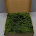 Christmas Norfolk Pine Garlands - 6ft Artificial Garland Faux Green Fake Pine Needles Garland for Fireplace,Table,Window,Stairs,Mante,Holiday Indoor Outdoor Xmas Decor(2PCS)