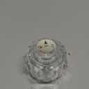 Faucet Handle Replacement Compatible with Delta Faucet RP2391 Single Clear Knob Handle Kit with Button and Set Screw, Acrylic