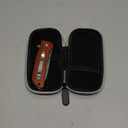 AUBEY Damascus Pocket Knife with VG10 Core, Wooden Handle, EDC Folding Knives for Men Outdoor Camping Collection Gift