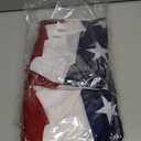 6 Pack USA Pleated Bunting Fan Flags, 1.5x3 Ft USA Patriotic Half Fan Banner American Flag Decoration Bunting for Outside Red White and Blue Decor Memorial Day Independence Day 4th of july Decorations