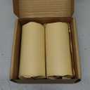 Beeswax Pillar Candles Set of 2, 70 Hours Long Burning, 100% Natural Beeswax Candles for Emergency, Pure Bees Wax for Home, Smokeless & Dripless (Yellow)