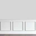 Hungbak 2 Set of 24" x 24" Pre-Cut Accent Wall Molding Trim Kit, Peel and Stick Premade Wainscoting Panels for Interior Decoration, Ready to Assemble Chair Rail Moulding