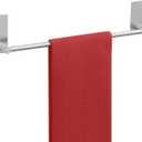 Alise Adhesive Towel Bar, 16 Inch Towel Racks for Bathroom SUS 304 Stainless Steel,Bathroom Towel Holder No Drill, Strong Self Adhesive Towel Bar, Brushed Nickel