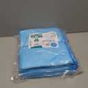 MED PRIDE Disposable Chux Pads 23in X 36in, Super Absorbent Bed Pads for Incontinence, Underpads for Adults, Kids, Pets (50 Count (Pack of 1) Blue/White)