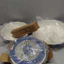 CAROTE 5pcs Pots and Pans Set Non stick,Cookware Set Detachable Handle,kitchen essentials,RV kitchen pot and pan,Induction Cookware,Oven Safe,PFOA PFOS FREE,Blue