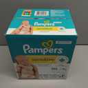 Pampers Baby Wipes Sensitive, Water Based Hypoallergenic and Unscented 504 Total (6 Flip-Top Packs)