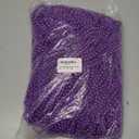 120PCS Mardi Gras Beads, Purple Bead Necklace Party Favors, 33" Holiday Halloween Necklaces Party Parade Throw Accessories, Mardi Gras Halloween Wedding Birthday Celebrations Decorations Bulk