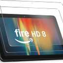 Screen Protector for 8 Kids / 8 Kids Pro Tablet 8 inch (2024/2022/2020 release), Tempered Glass Film, 2 Pack (transparent)