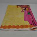 Aperturee Macrame Indian Traditional Wedding Backdrop 7x5ft Orange Flower Marigold Hindu Marriage Curtain Photography Background Party Decoration Bridal Shower Ceremony Decor Photo Booth Studio Props