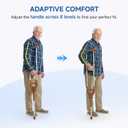 Loyoda Adjustable & Shock-Absorbing Crutch with Dual Height Adjustment, Under Arm Crutches for Adults & Kids 4'3" to 6'3"Ergonomic Handle & Durable Rubber Tip for Maximum Comfort and Support