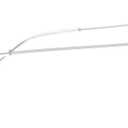 Zeelool Oversized Eyeglasses for Women Square Blue Light Glasses Metal Eyewear Glasses Non Prescription (Silver)