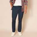 Amazon Essentials Men's Slim-Fit Wrinkle-Resistant Flat-Front Chino Pant (Blue), Size 33W x 32L