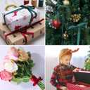 3 x AuroTrends Green Velvet Ribbon 3/8in -3Rolls, 3/8" x 15 Yd Velvet Christmas Ribbon with Wooden Spool- Thin Velvet Green Ribbon for Christmas Decoration, Gift Wrapping (Green, 3 Rolls)