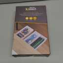 Bostitch Konnect Under Desk Drawer, Self-Adhesive Slide Out Storage Organizer with 4 Customizable Dividers, 2-Pack (White)