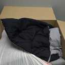 Joiedomi Full Size Comforter Set with Sheets Black, 7 Pieces Full Size Bed Set with 1 Down Alternative Comforter, 1 Flat Sheet, 1 Fitted Sheet, 2 Pillowcases and 2 Pillow Shams, Bed in a Bag