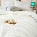Carriediosa 100% Cotton Muslin Throw Blanket 50" X 70" Throw XL Size4-Layers Summer Gauze Throws for Bed CouchSoft Lightweight Breathable Linen Blankets Bedspread for Adults All SeasonWhite