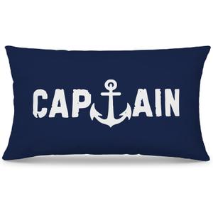 Mingnei Boat Cruise Wear Throw Pillow Covers Couch Home Boats Cushion Cover, Nautical Anchor Sofa Living Room Bed Decorative Pillow Cases 12 x 20 Pillowcase