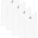 Hanes Boys' Ecosmart Cotton Tank Undershirt 5-Pack (X-Large, White)