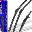 3 wipers Replacement for 2010-2022 Toyota 4Runner, Windshield Wiper Blades Original Equipment Replacement - 24"/20"/12" (Set of 3) U/J HOOK