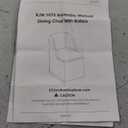 Upholstered Dining Chairs with Rolling Casters Set of 2, Armless Mordern Swivel Chair with Wheels for Dining Room Living Room Kitchen Bedroom(Cream)