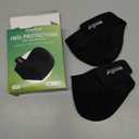 Welnove Gel Heel Protector Cups, Inserts Pads for Women Men, Plantar Fasciitis, Heels Spur Pain Relief, Achilles Tendonitis Dry Cracked Heel Support Cushion Black (W 4.5-9 / M 5-8)