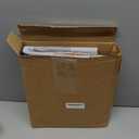 2 Pcs Winter Let It Snow Coir Doormats Outdoor Snowflake Welcome Door Mats Layered Buffalo Plaid Front Door Rugs Non Slip Floor Mats for Christmas Porch Entryway Indoor Outdoor Decor (Black and White)