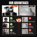 Electric Protein Shaker Bottle, USB Rechargeable Mixing Cup for Protein Shakes & Smoothies, 24oz BPA-Free Tritan, Powerful Vortex Blending, Portable for Gym & Travel