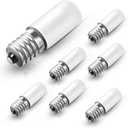 LOHAS LED C7 S6 Night Light Bulb, 15 Watt Light Bulbs Equivalent(1.5W), Mini LED Bulb Candelabra E12 Base, Soft/Warm White 3000K LED, Small Light for Bedroom Salt Lamp(6 PACK)