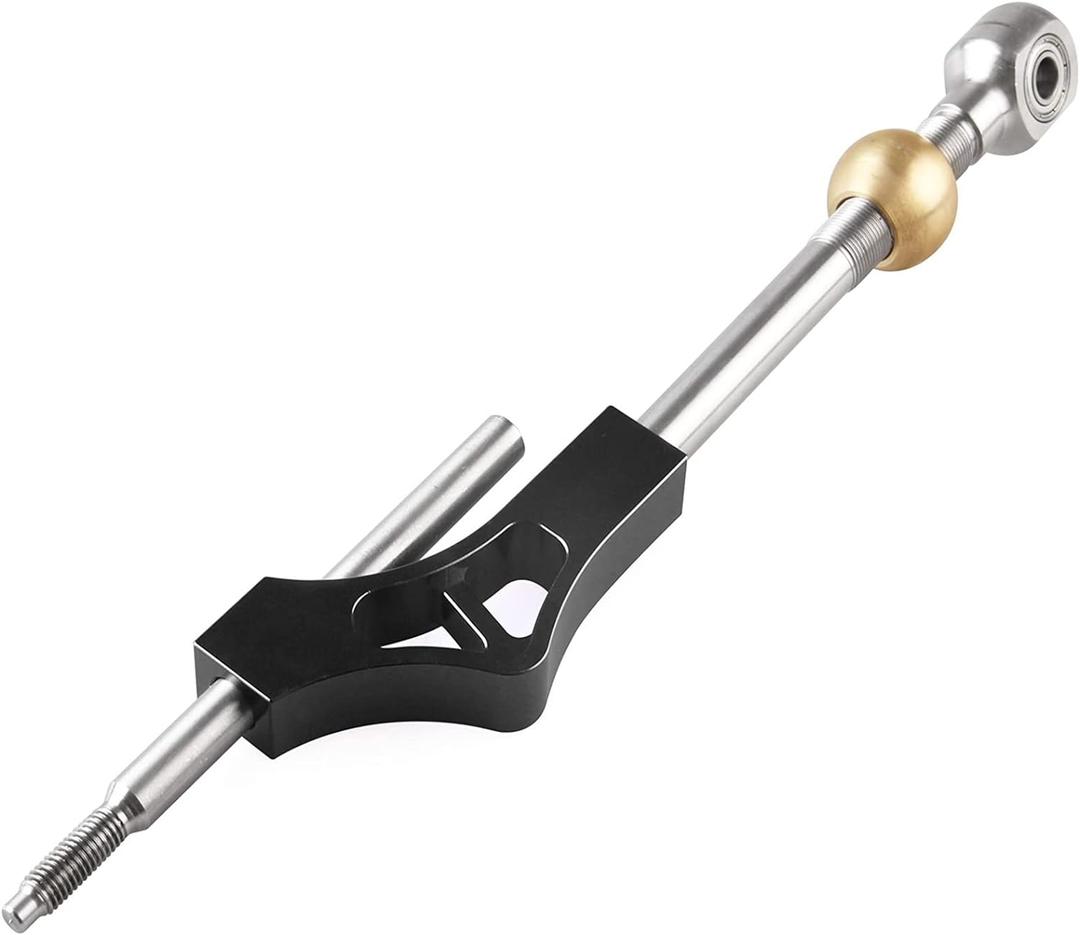 RYANSTAR Shifter Extender Adjustable Short Shifter Compatible with Ciciv CRX Del Sol Acura Integra B or D Series Engine Black