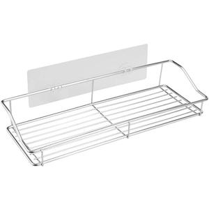 Ruby Lil Bathroom Shower Caddy Floating Shelves, Kitchen Organizing Storage,Dorm Kitchen Holders for Any Flat Surface,Wall Mounted Shower Shelf with Adhesive,Shelf x1