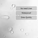 MERCHR Unique Floral Pink Shower Curtain for Bathroom Decor, Pink and Grey Daisy Flower Elegant Wildflower Design Farmhouse Shower Curtains with Hooks Set, 71 X 71 Inches